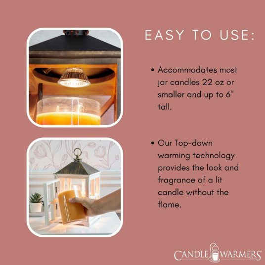 Weathered White Wooden Lantern